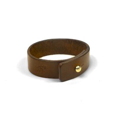 Bracelete de Couro Marrom