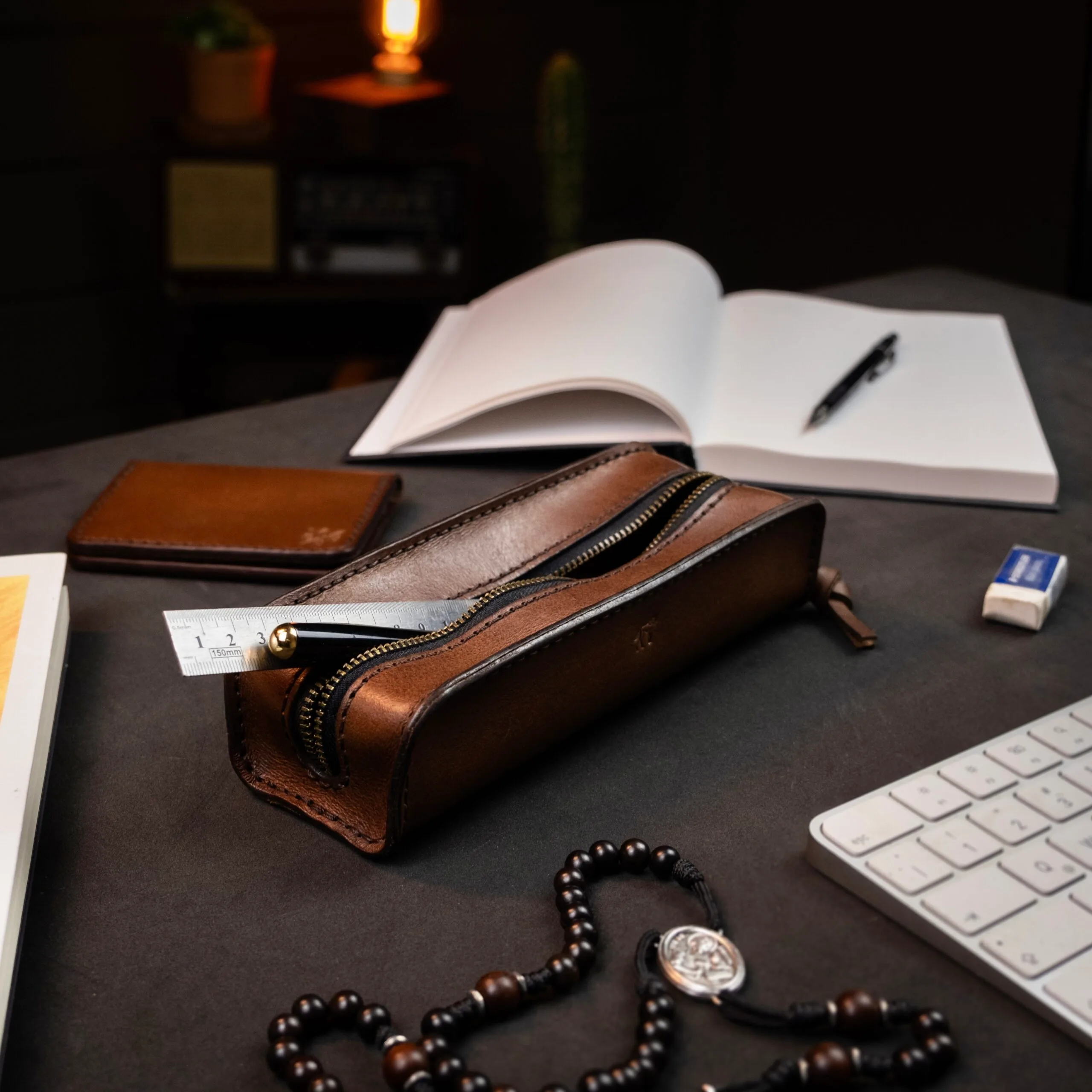 Kit Domus Couro Marrom - Imagem 7