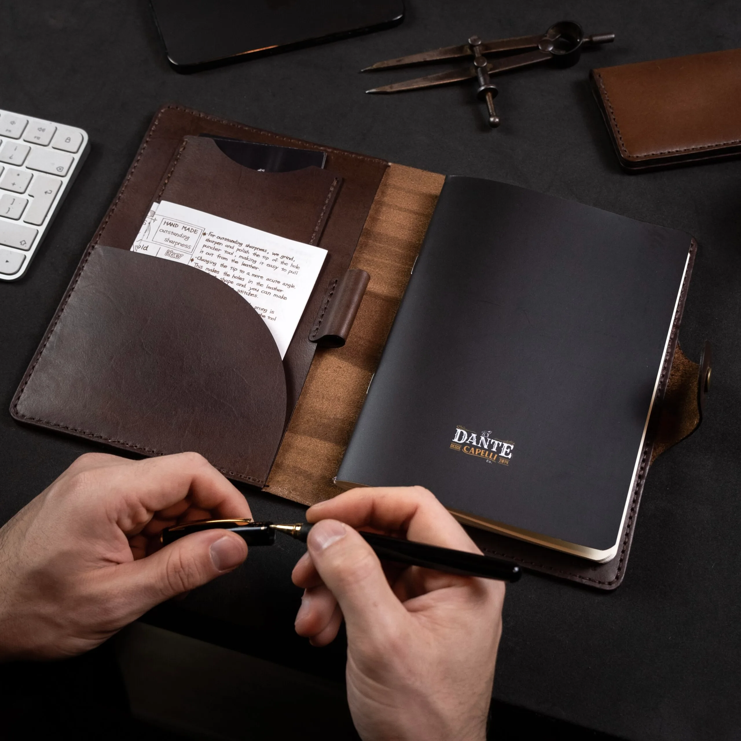 Kit Domus Couro Marrom - Imagem 9