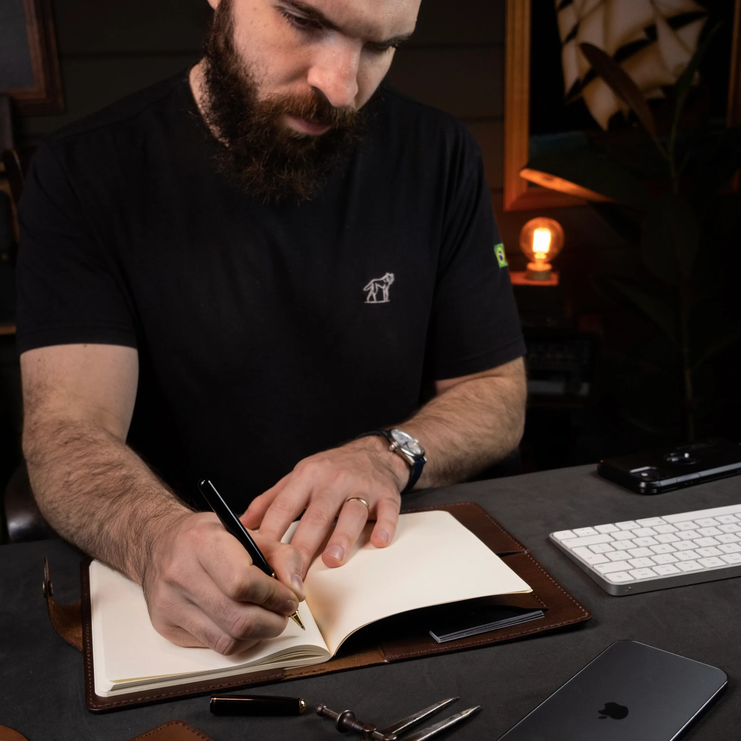 Kit Domus Couro Marrom - Imagem 10