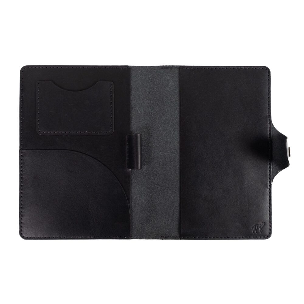 Case A5 Domus Couro Preto - Imagem 3