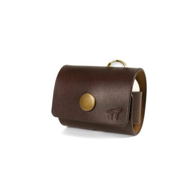 Capa de Couro AirPods Marrom