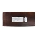 Desk Pad de Couro Marrom 