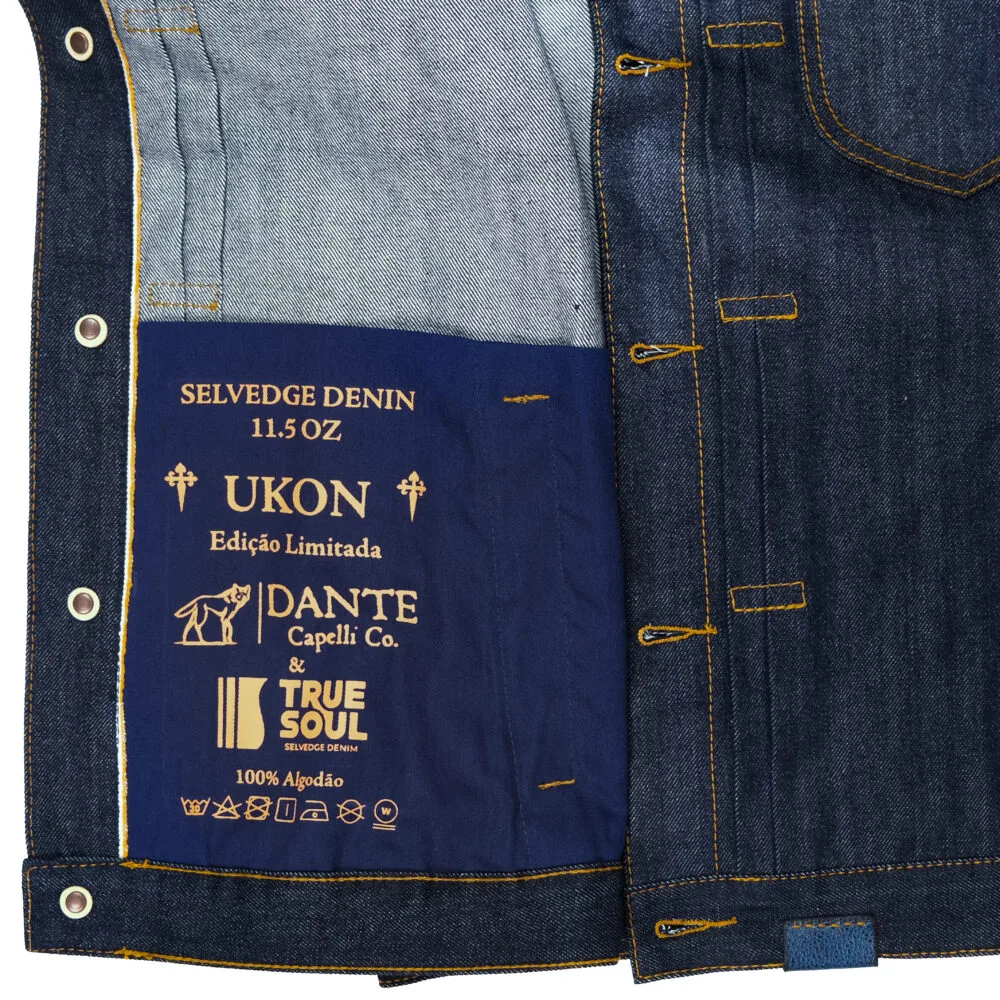 Jaqueta Jeans Selvedge Ukon - DANTE Capelli Co.